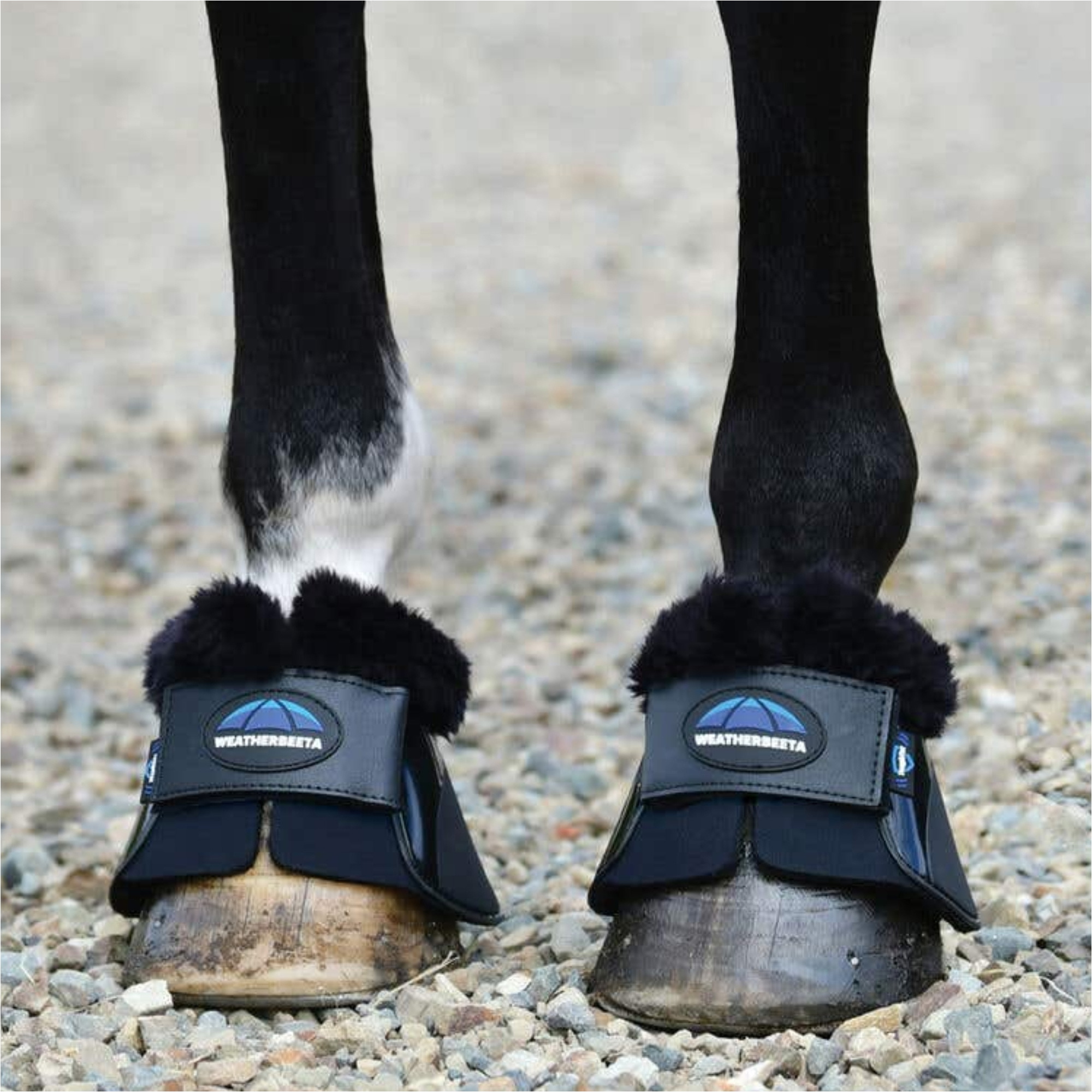 2025 WeatherBeeta Tough-Tec Impact Fleece Trim Bell Boots 1027528 - Black / Black